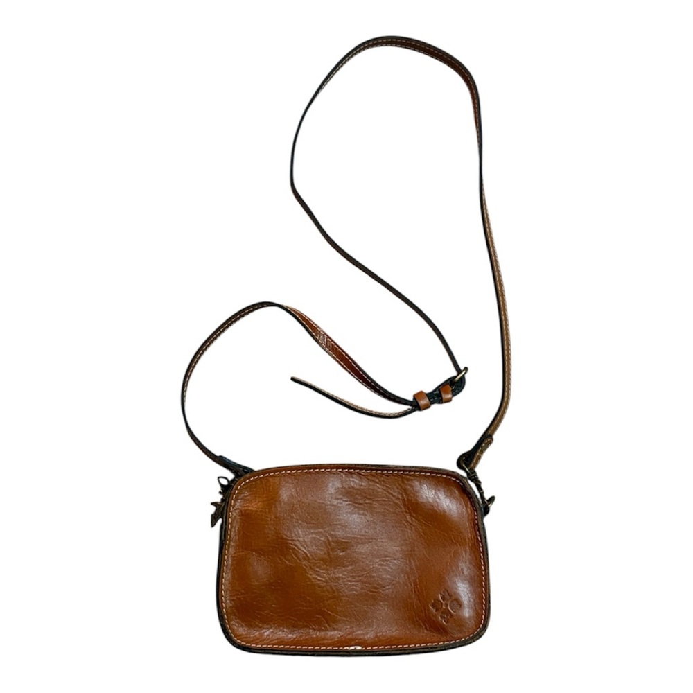 Patricia Nash Brown Leather Crossbody Bag